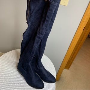 Ivanka Trump knee high suede boot - 6.5